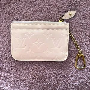 Loud Vuitton Patent Leather Card Keychain